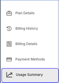 Click Usage Summary