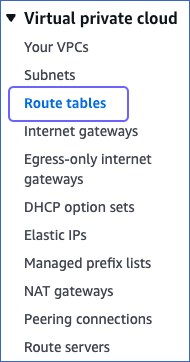 VPC Route Tables