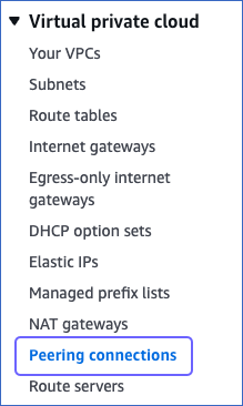 Select Peering Connections