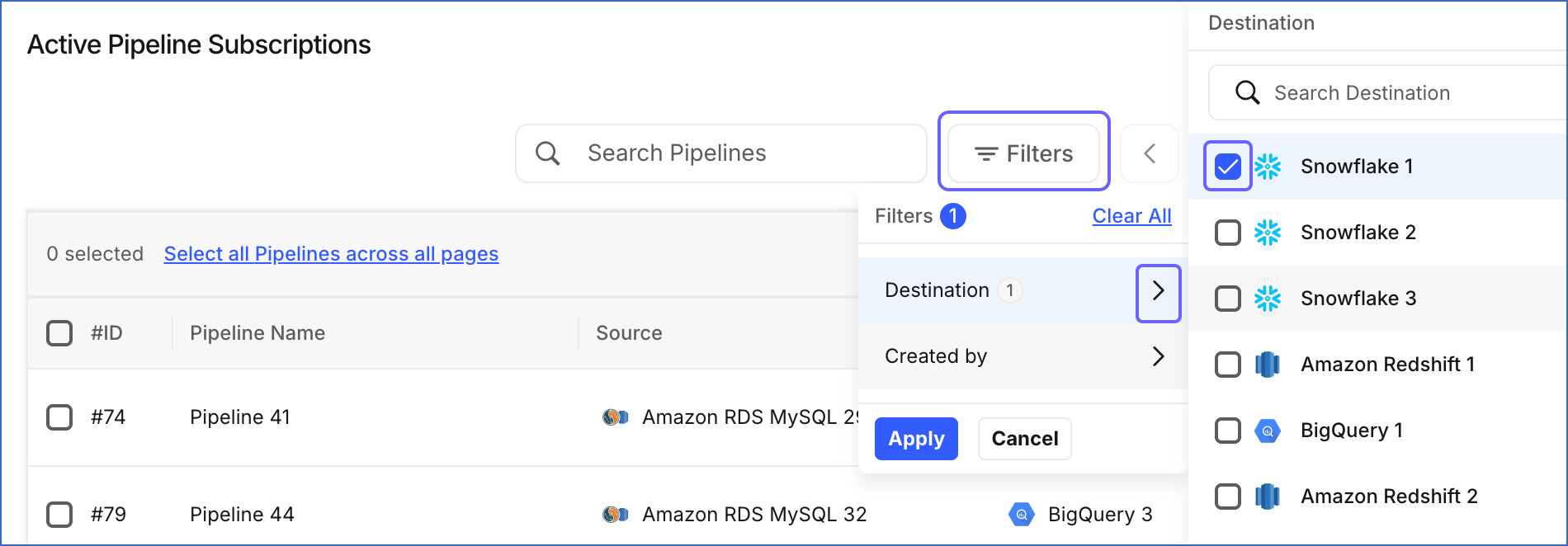 Create Filters