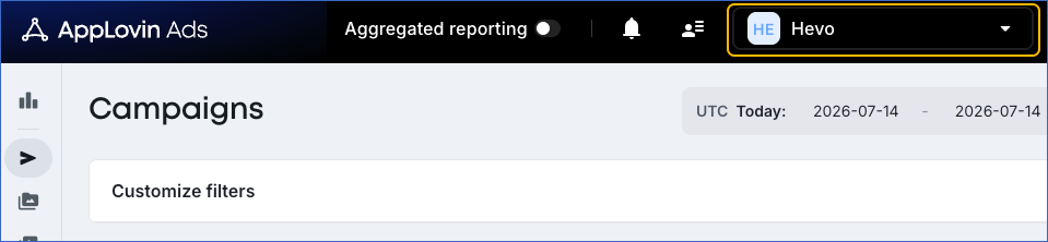 Click Account Name