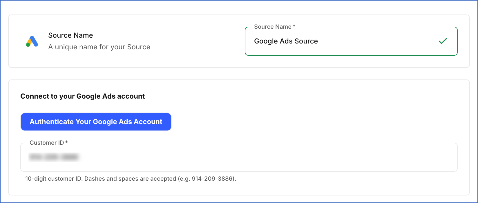 Authenticate Google Account