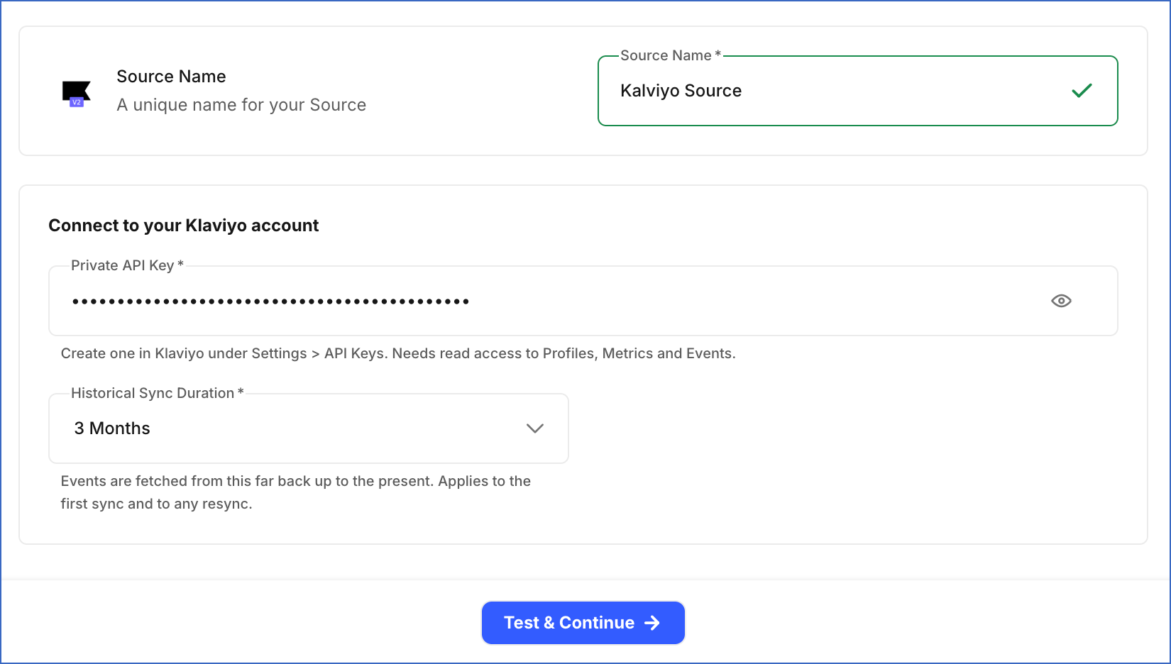 Configure Source