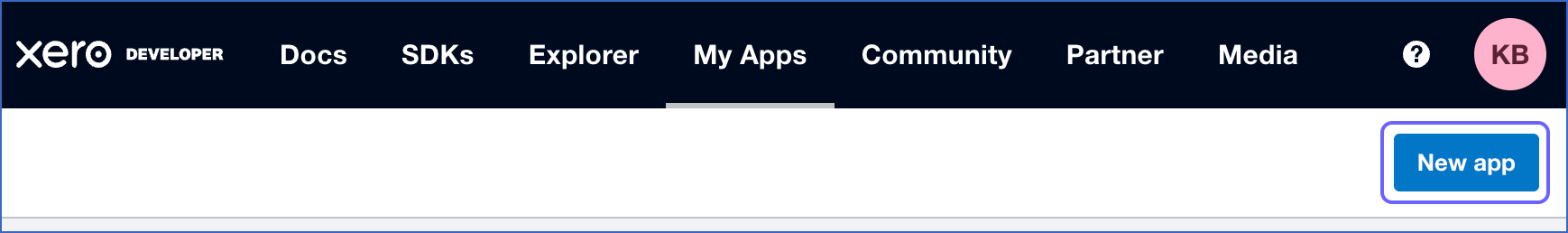 Click New App