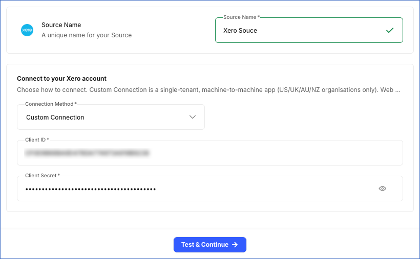 Configure Source