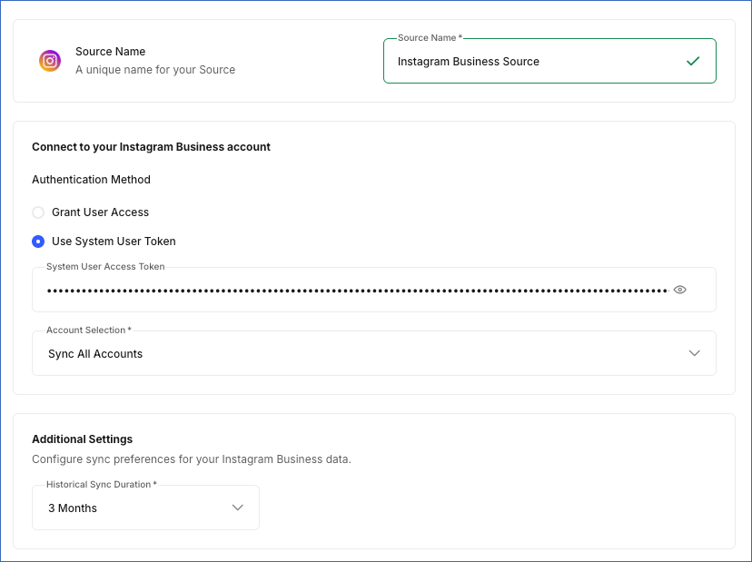 Configure Source