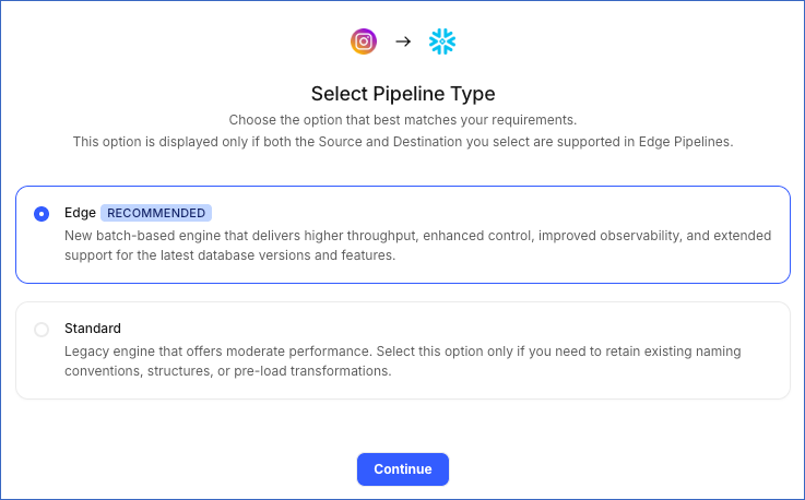 Select Pipeline Type