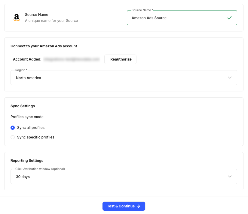 Configure Source