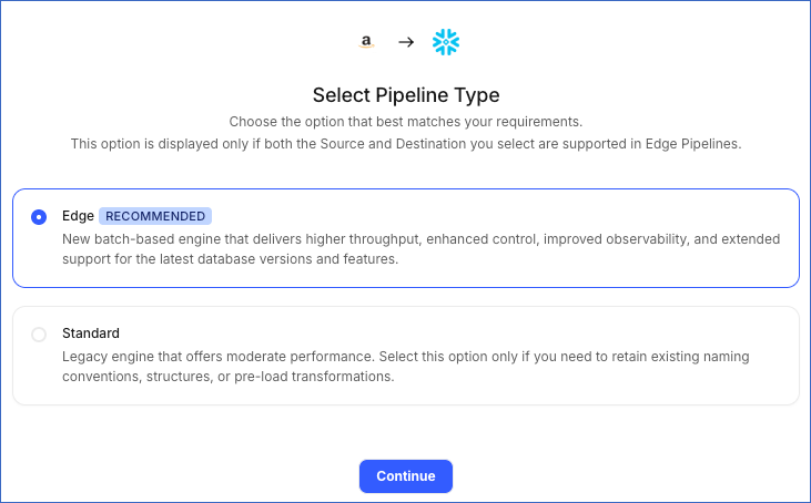 Select Pipeline Type