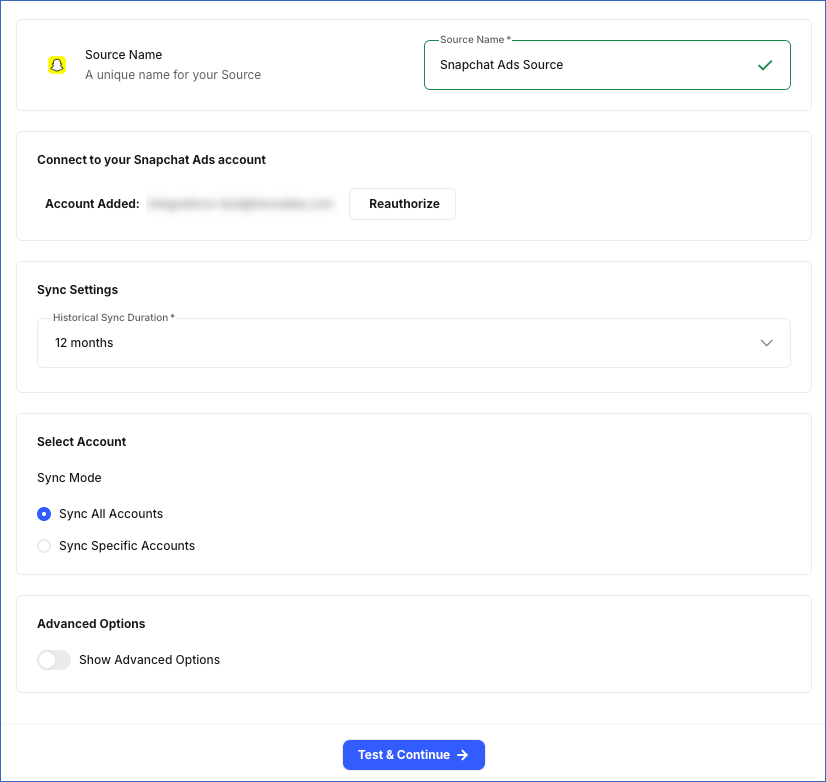 Sync Settings