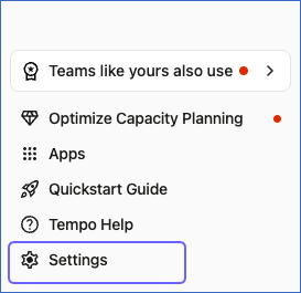 Click Settings