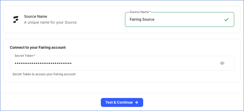 Configure Source