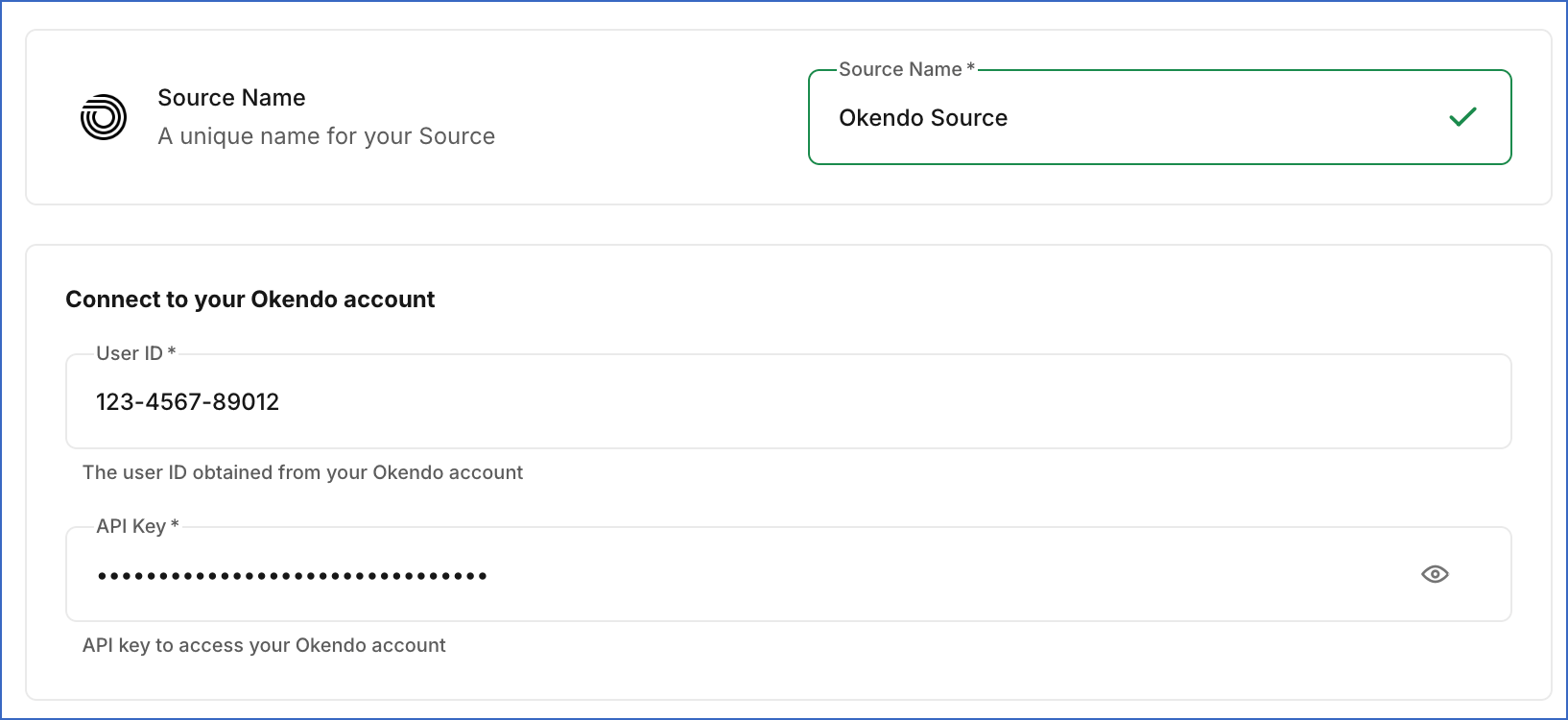 Configure Okendo Source