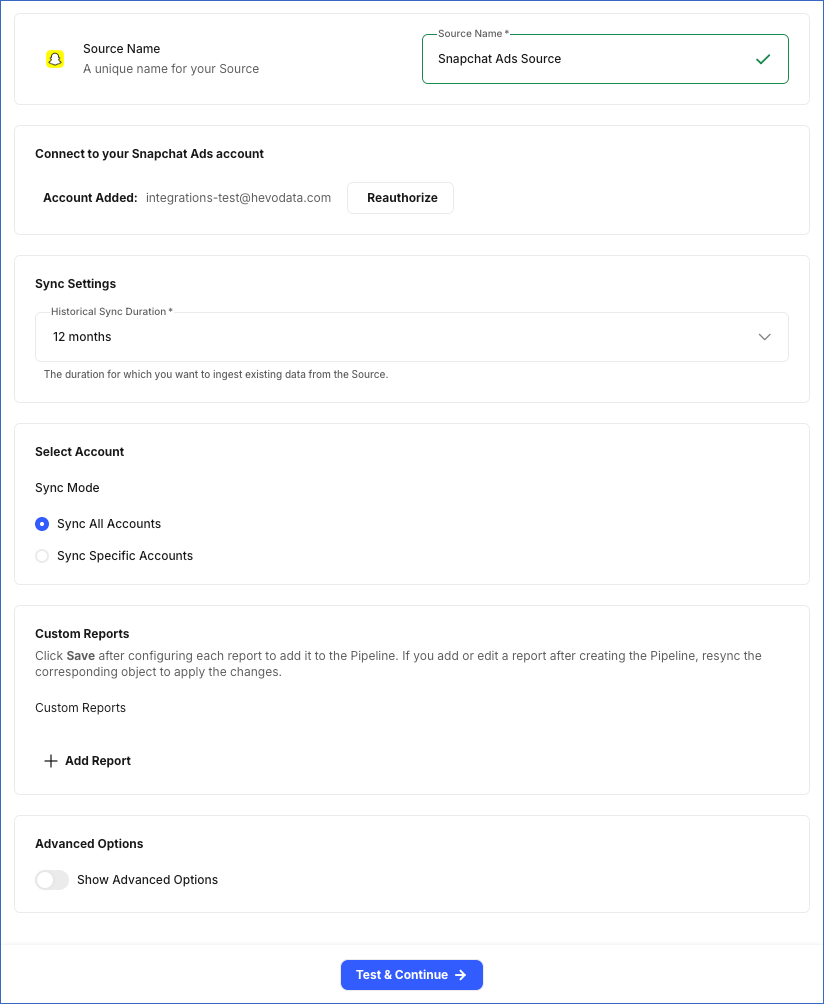 Sync Settings
