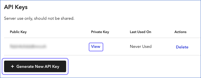 View Private Key