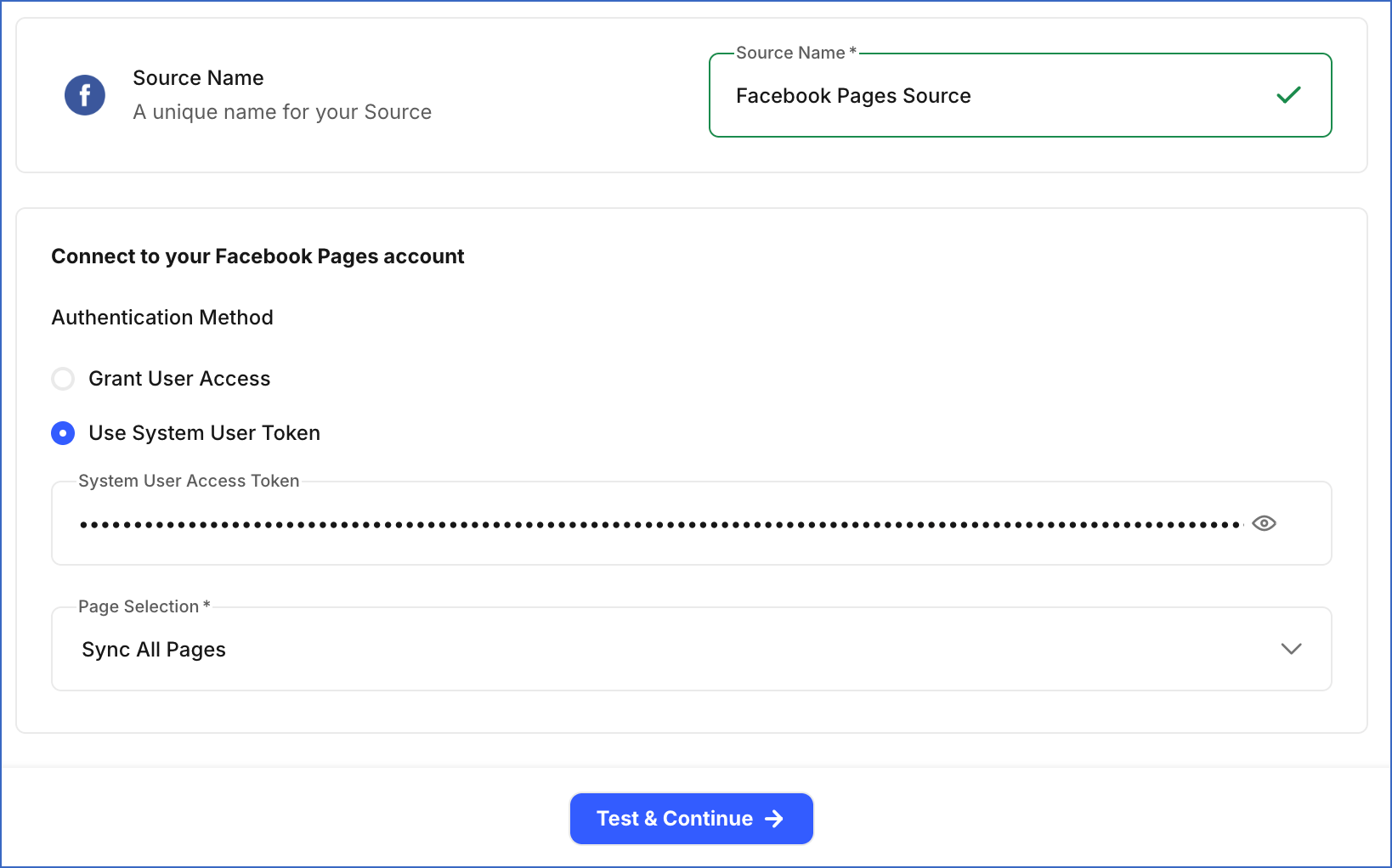 Configure Source