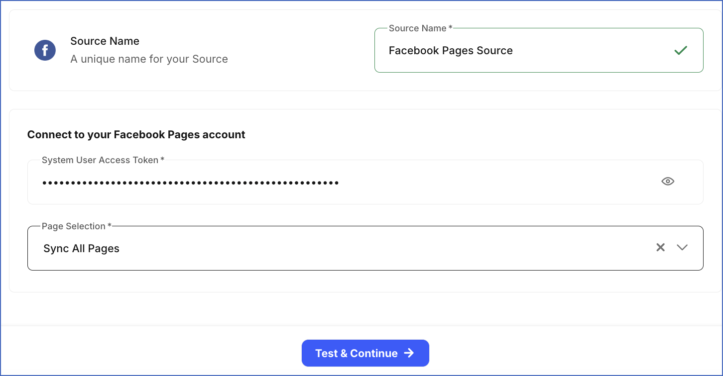 Configure Source