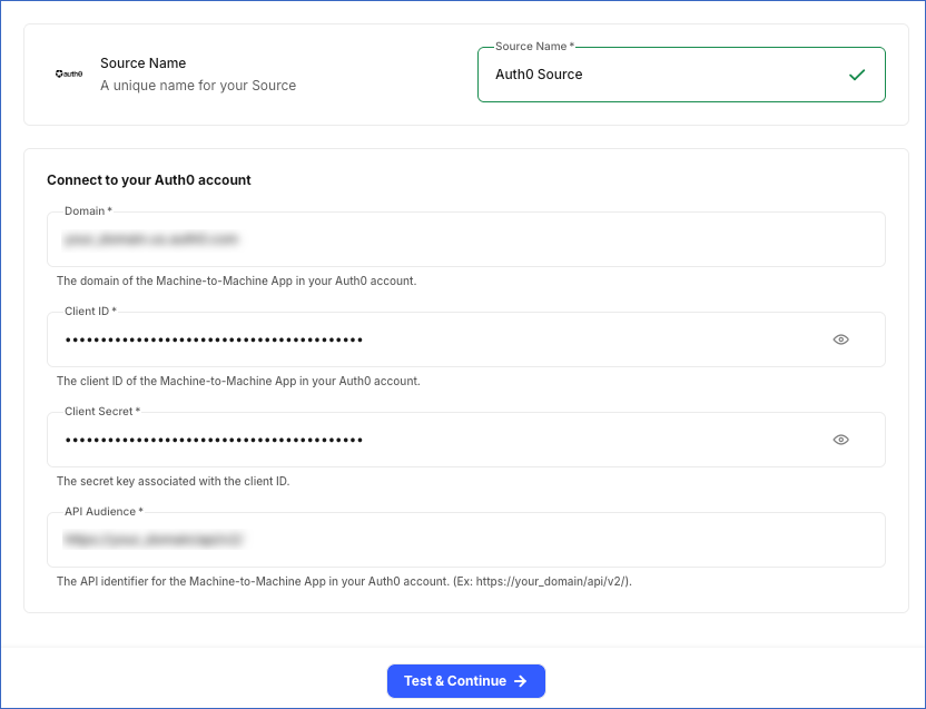 Configure Source