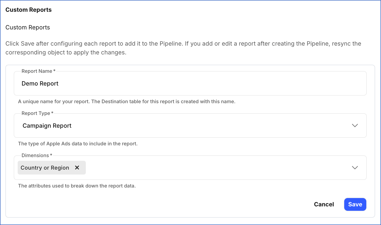 Add Report