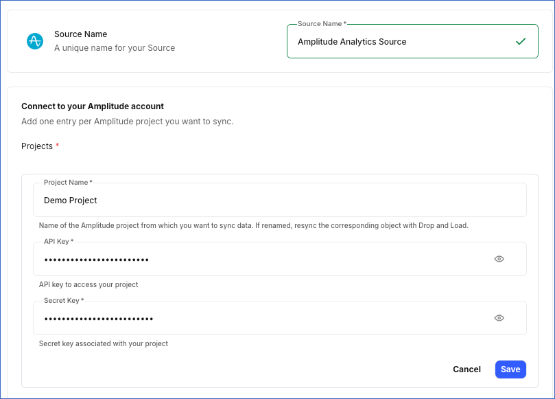 Configure Source