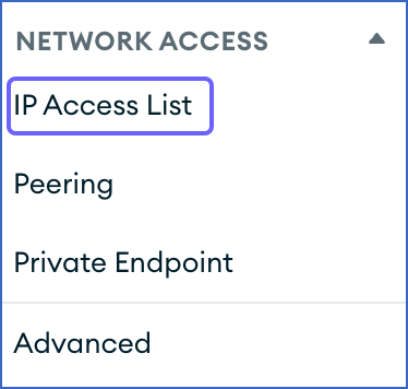 IP Access List
