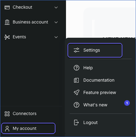 Click Settings