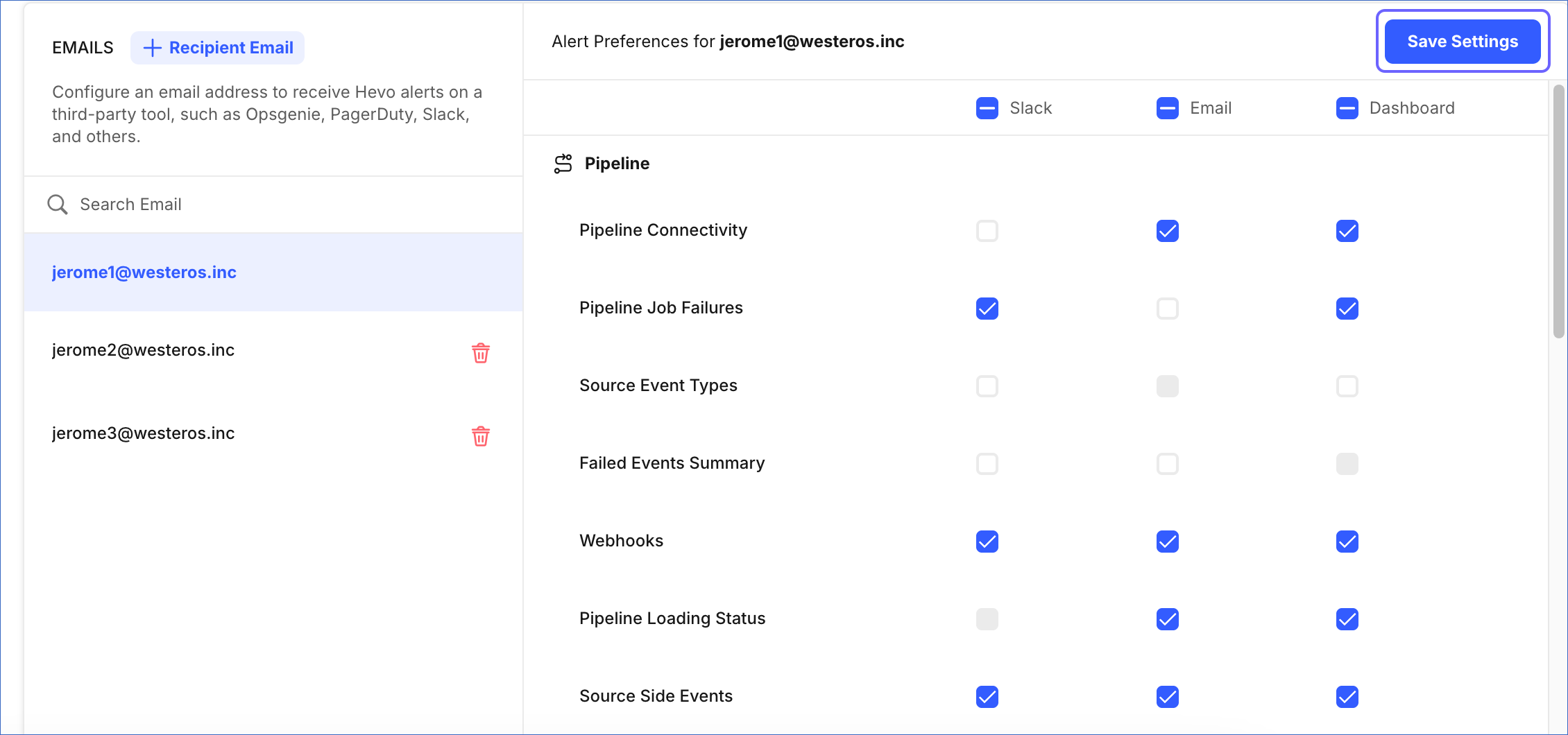 Click Save Settings