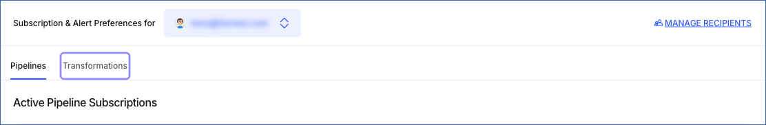 Transformations Tab