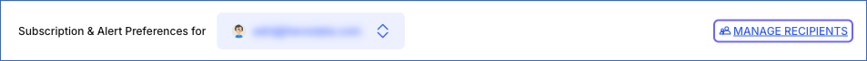 Manage Recipients