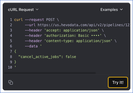 Disable Pipeline Try It!