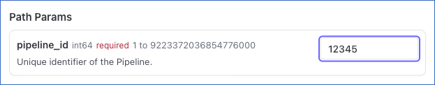 Resync Objects Path Params