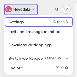 Click Settings