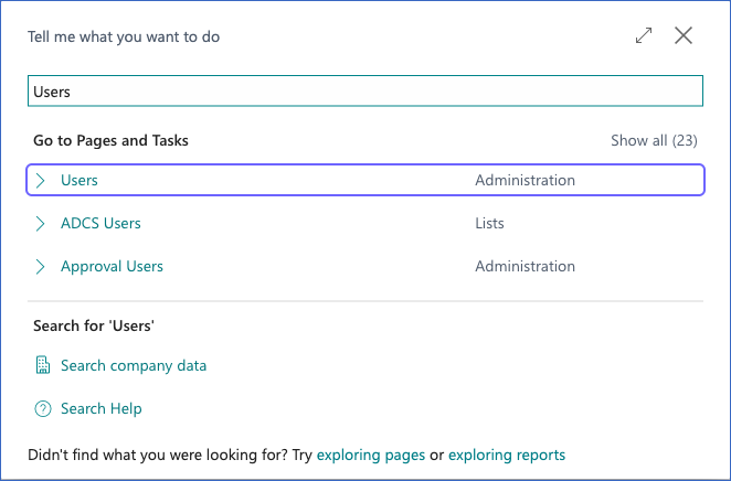 Search Users