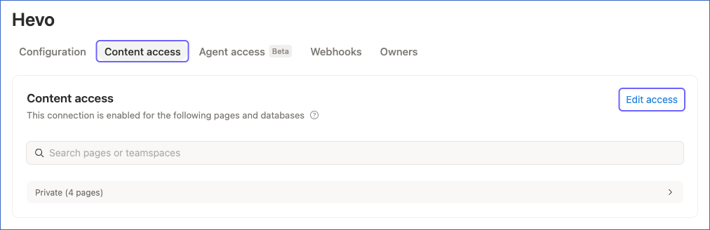 Click Edit access
