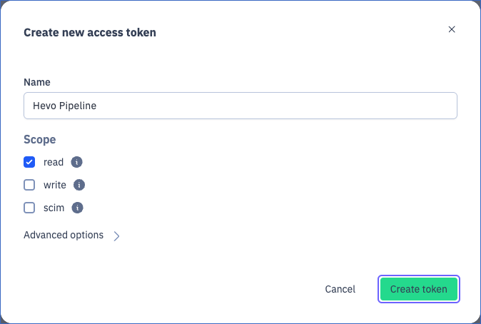 Create access token