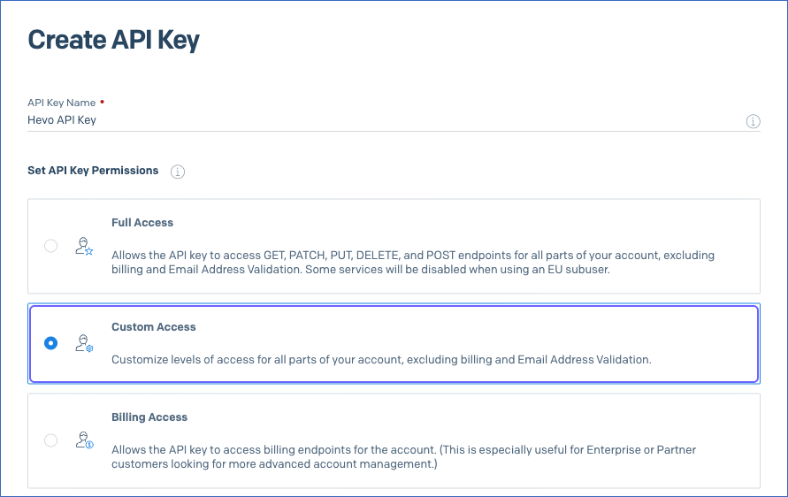Select Custom Access