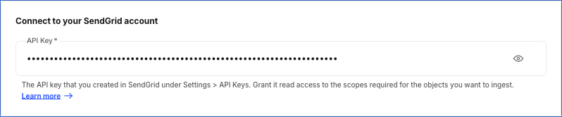 Configure SendGrid Source