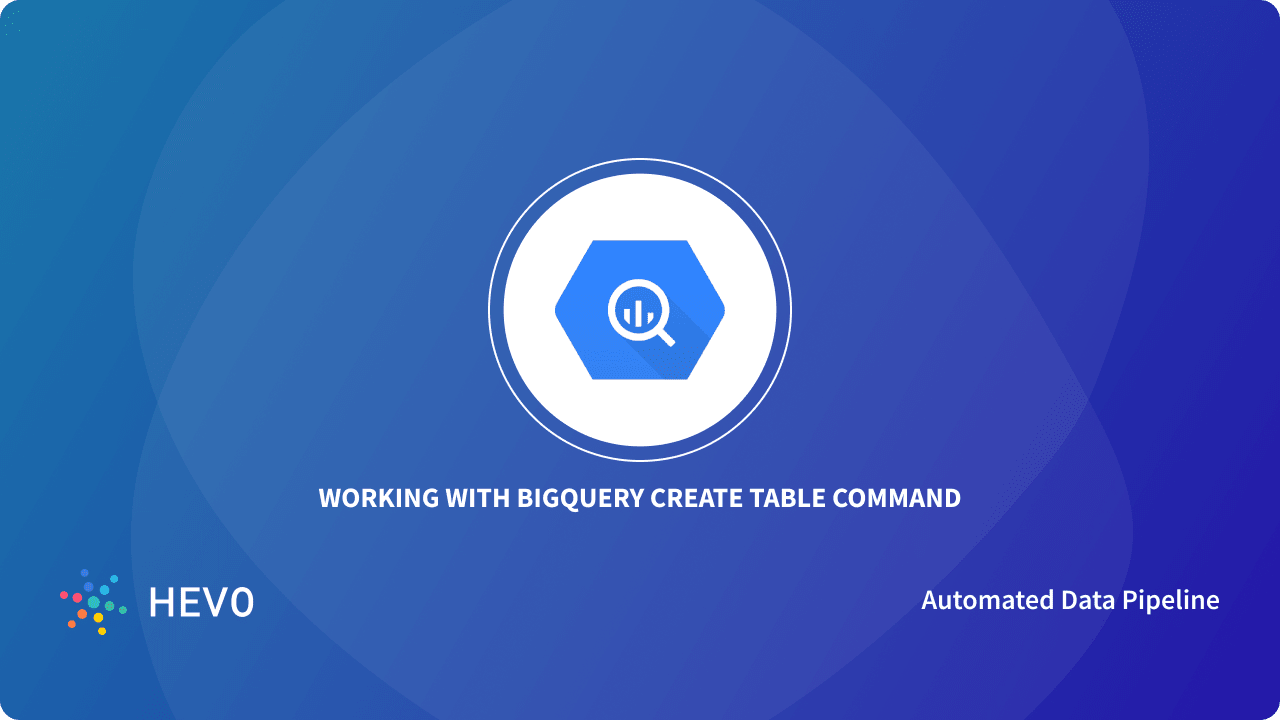 Google BigQuery Create Table Command 4 Easy Methods Google bigquery create table command 4 easy methods