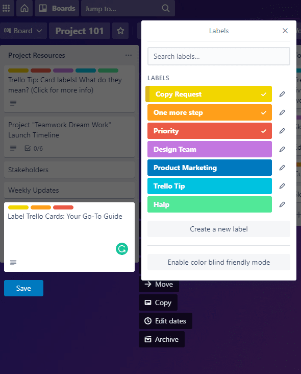Simplify your Workflow with Easy Ways to Label Trello Cards