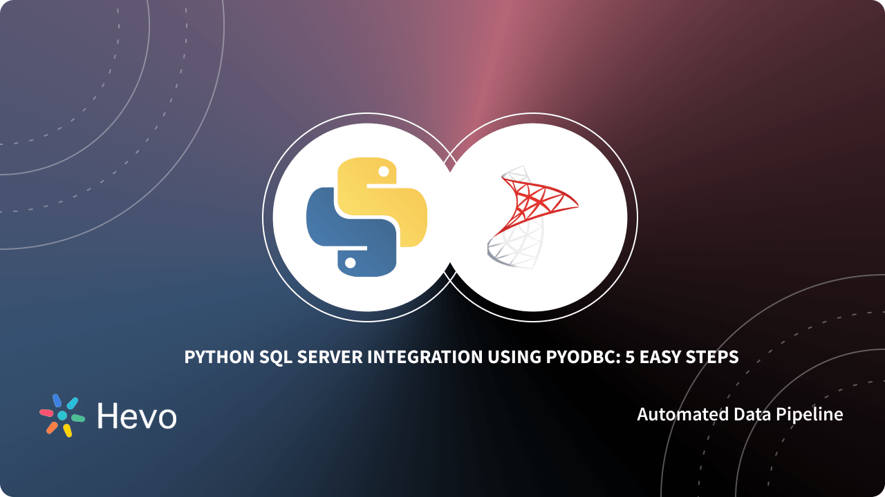 Python SQL Server Integration using pyodbc : 5 Easy steps