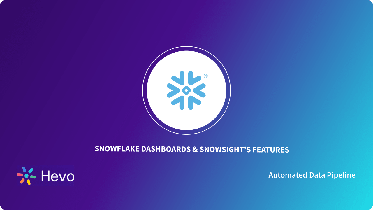 Snowflake Dashboards and Other Key Features of Snowsight