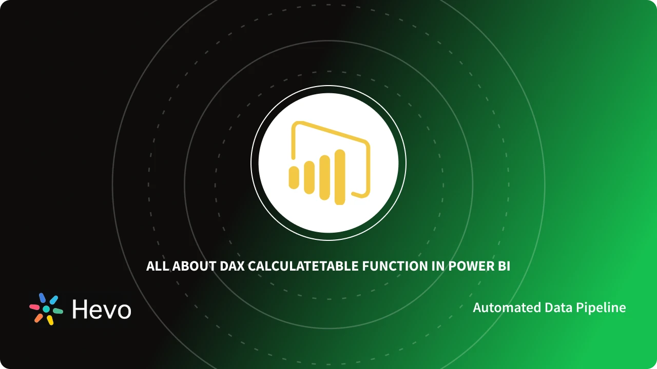 How to create Power BI Calculated Table? | Hevo