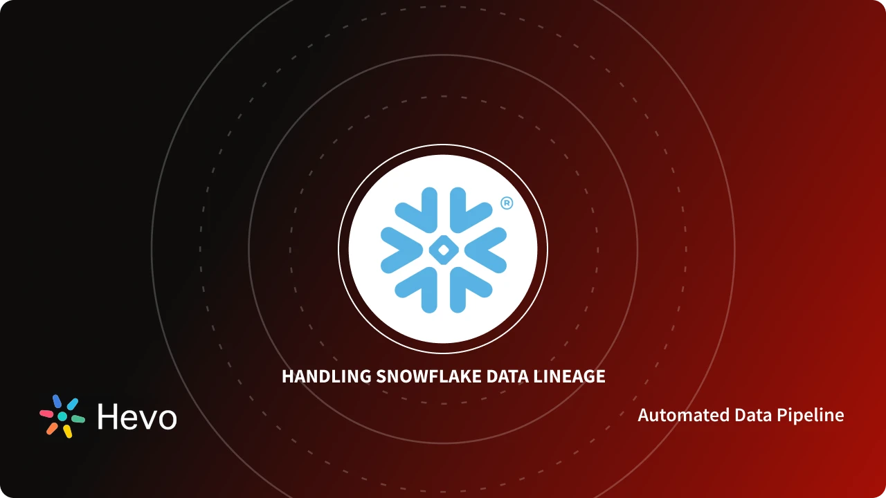 How To Handle Snowflake Data Lineage: Simplified 101 - Learn | Hevo