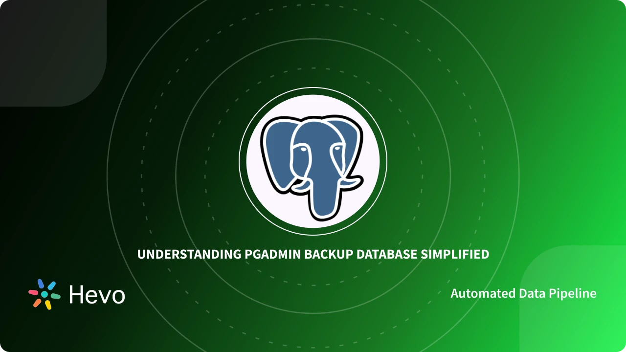 PostgreSQL Backup & Restore with pgAdmin