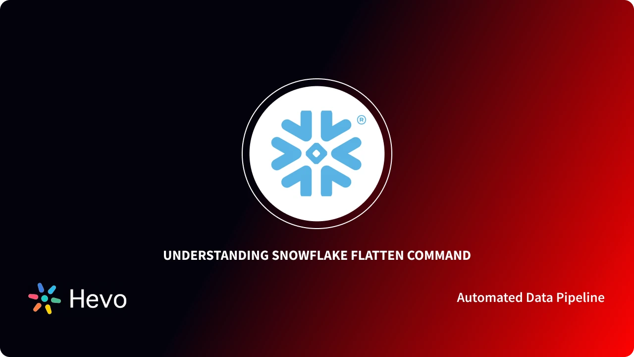 Snowflake Sql Flatten Snowflake Flatten 101: How to Flatten JSON & Use Lateral Joins?