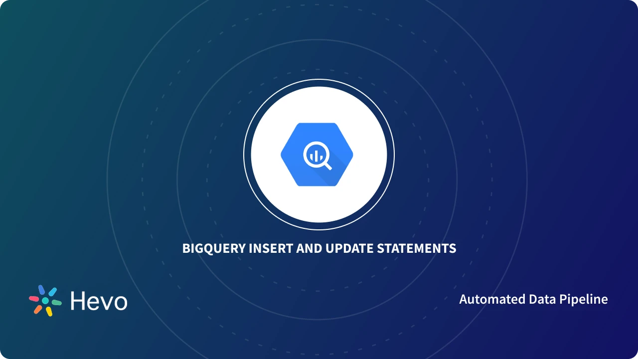 BigQuery INSERT and UPDATE Commands: In-Depth | Hevo