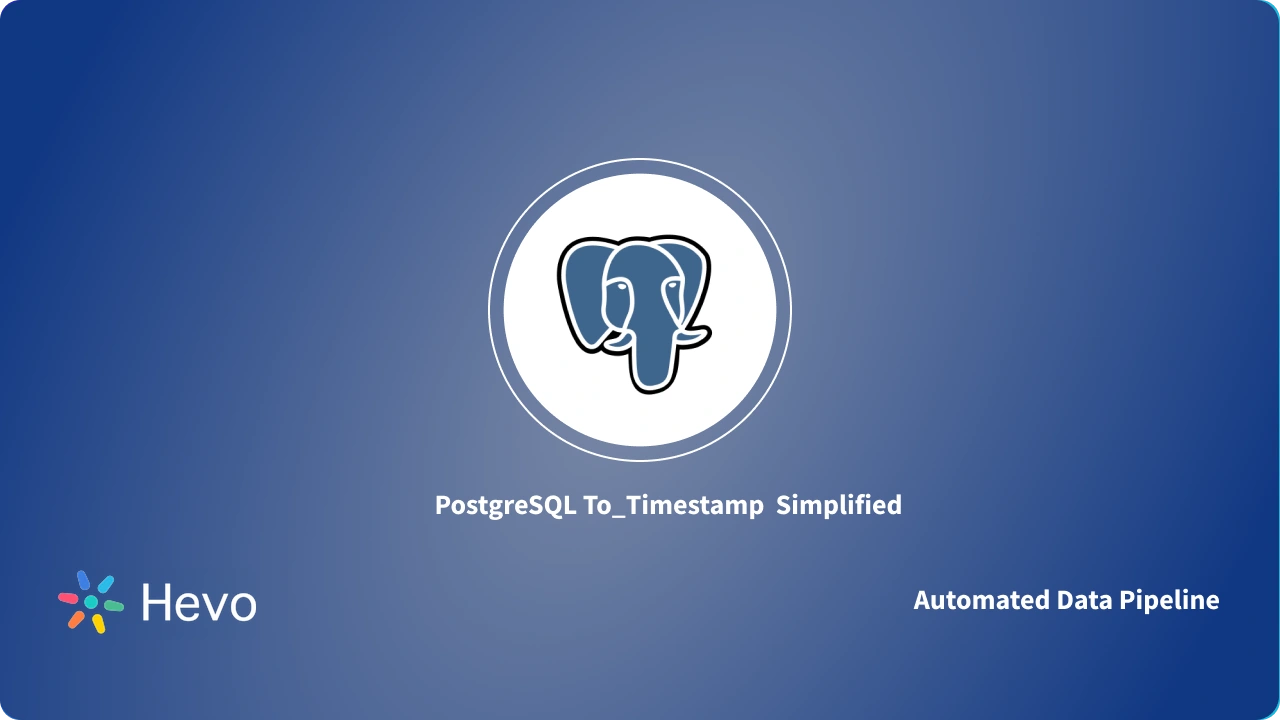Postgres Unix Timestamp PostgreSQL To_Timestamp() Function: Syntax & Example Query