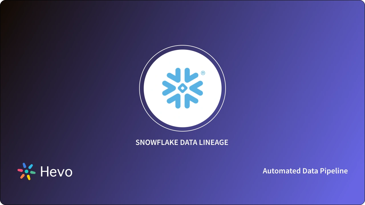 Master Snowflake Data Lineage(step-by-step with code) | Hevo