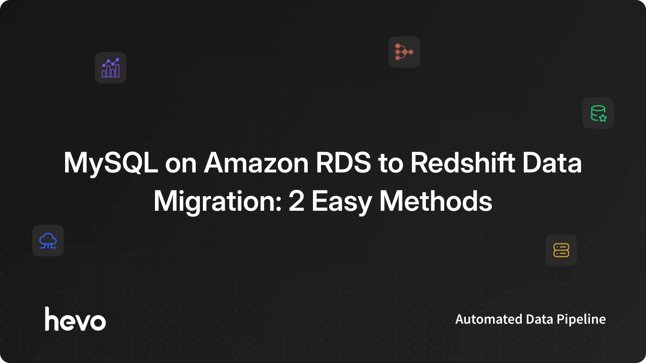 Mysql On Amazon Rds How To Replicate Data From MySQL On Amazon RDS To Redshift?