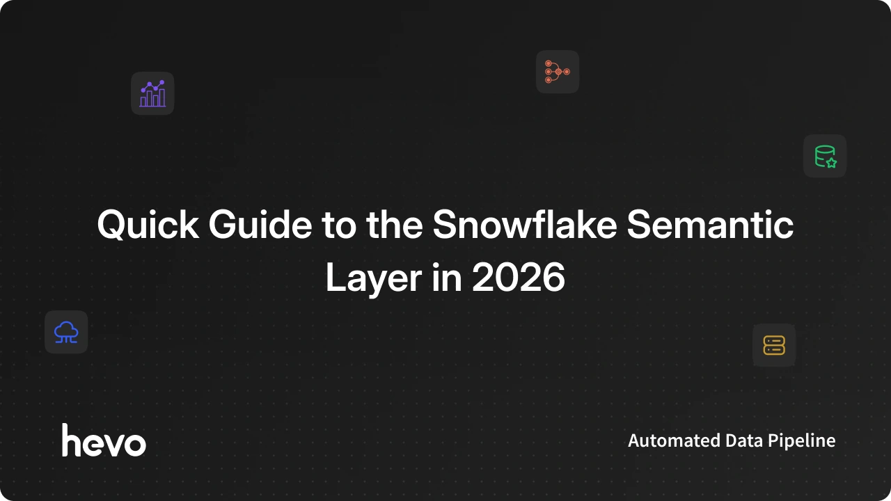 Quick Guide to the Snowflake Semantic Layer in 2026 | Hevo